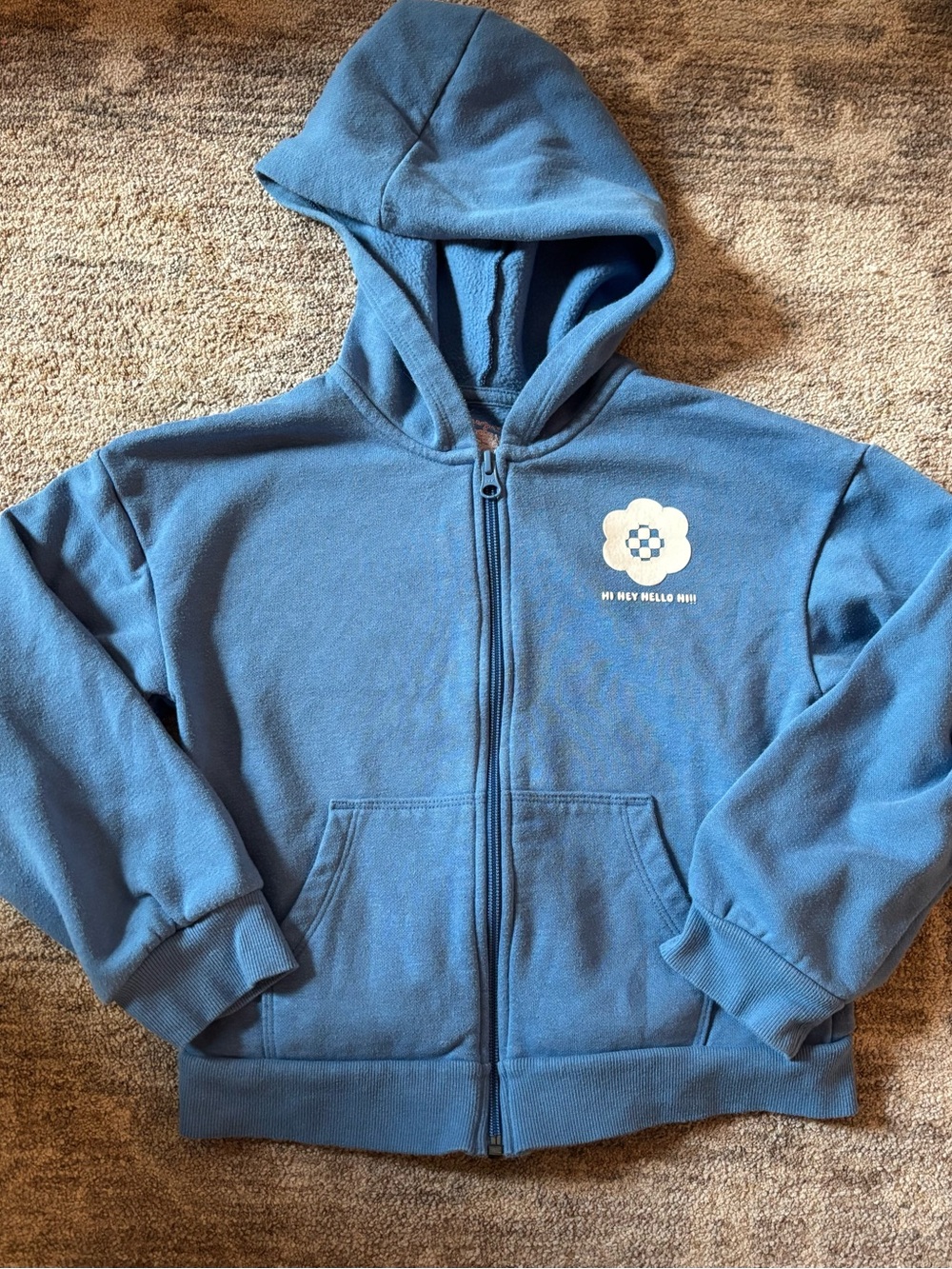 Cat & Jack Blue Zip-Up Hoodie